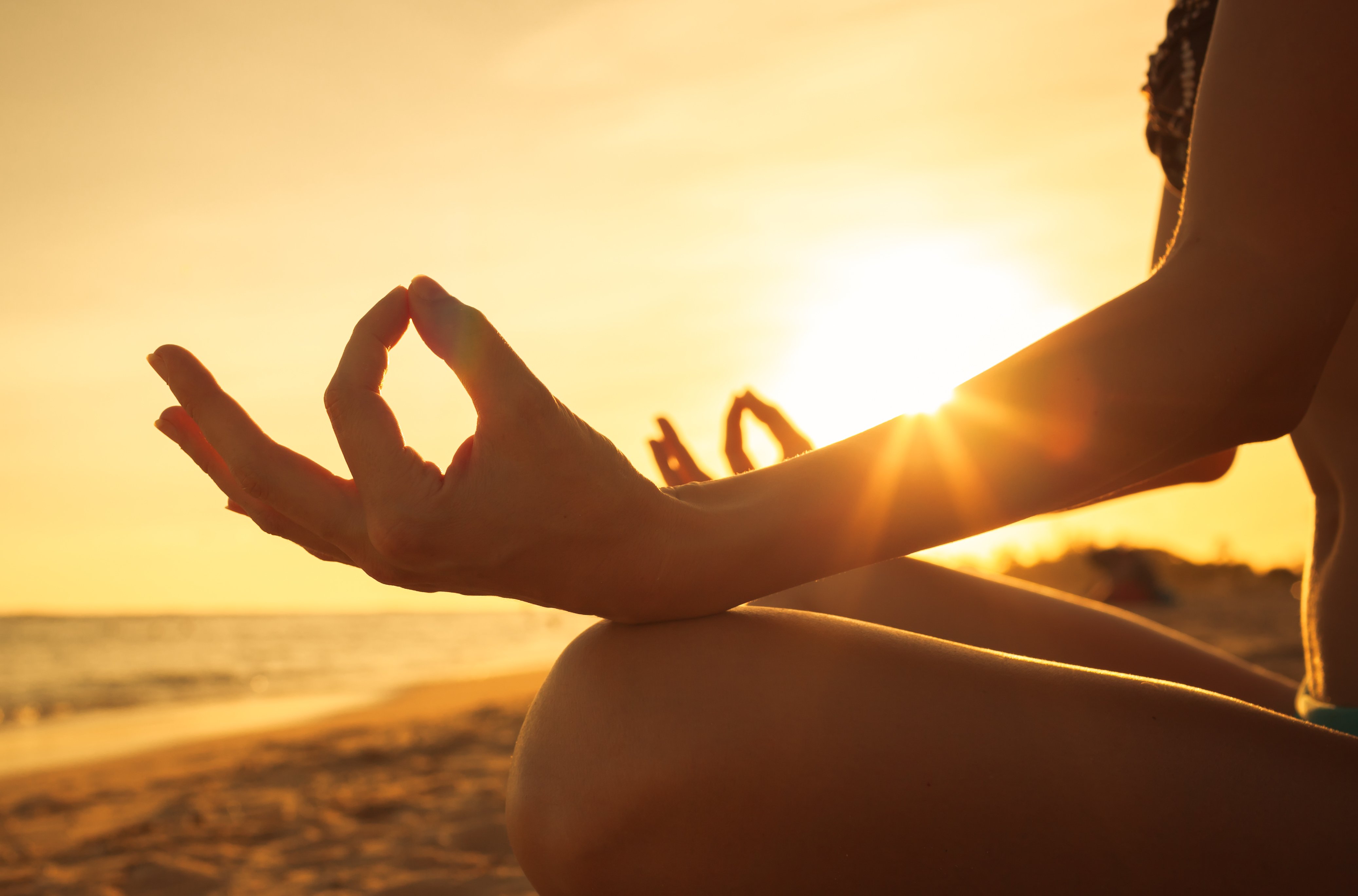 yoga sunset 