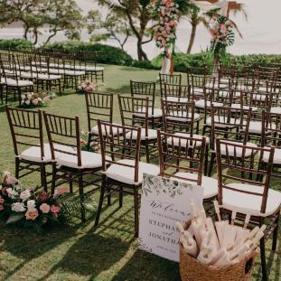 Oceanfront wedding venue