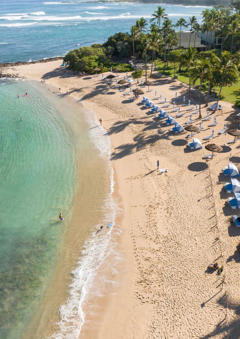 Aerial Kuilima Cove