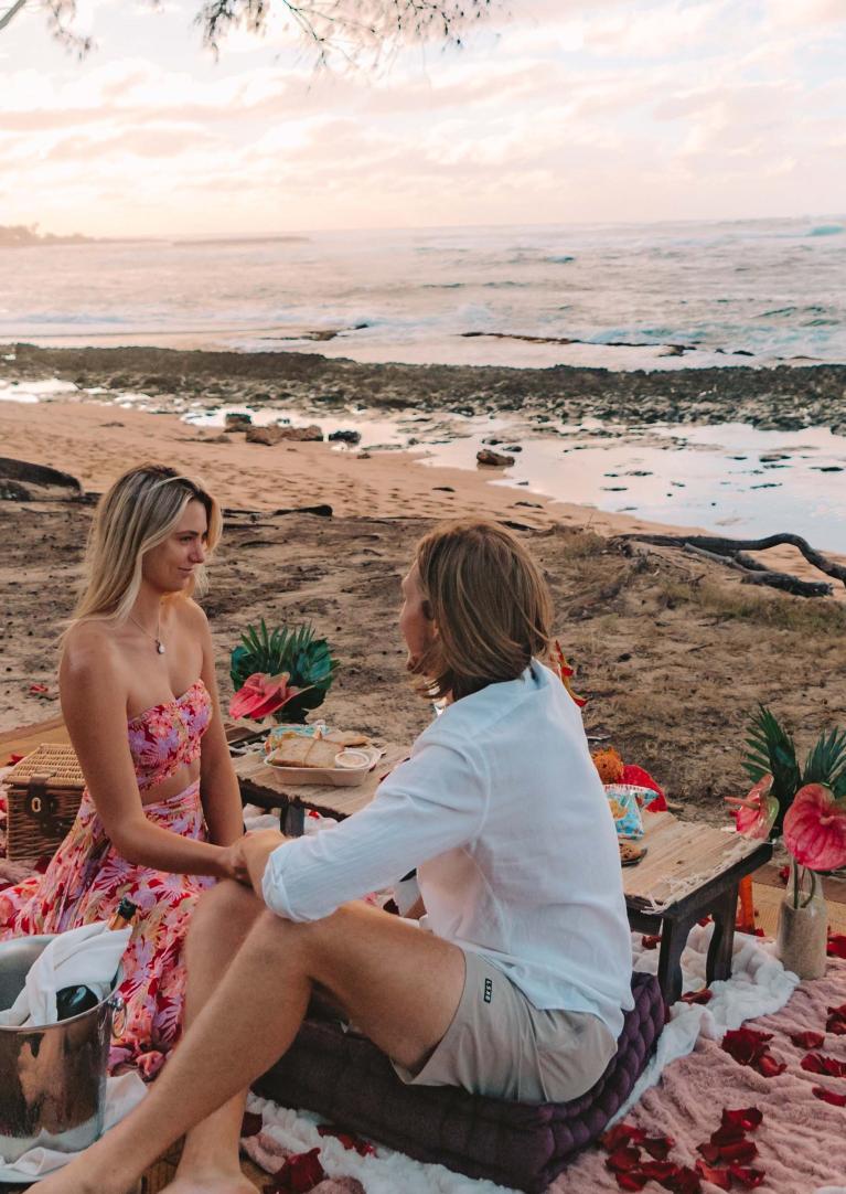 Beach picnic