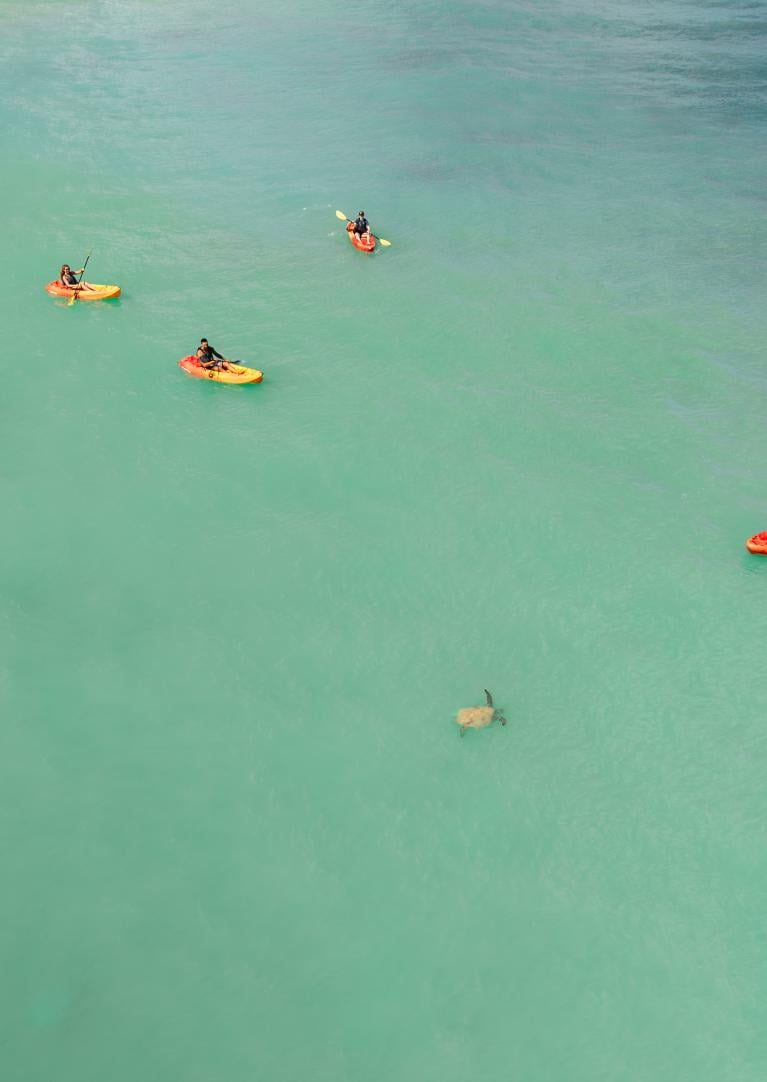 Kayaking Kawela Bay